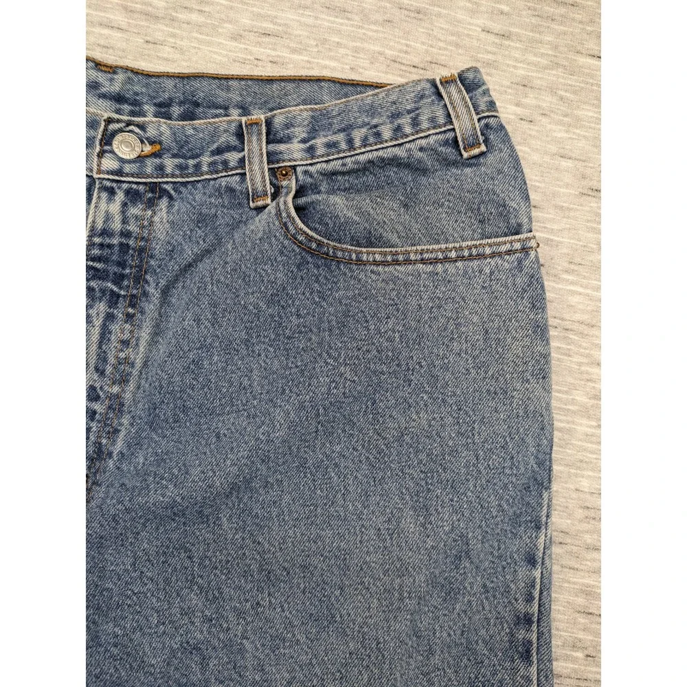 Vtg Levi's Relaxed Fit Jeans Straight Leg Denim Pants Casual Classic 40x32 STAIN